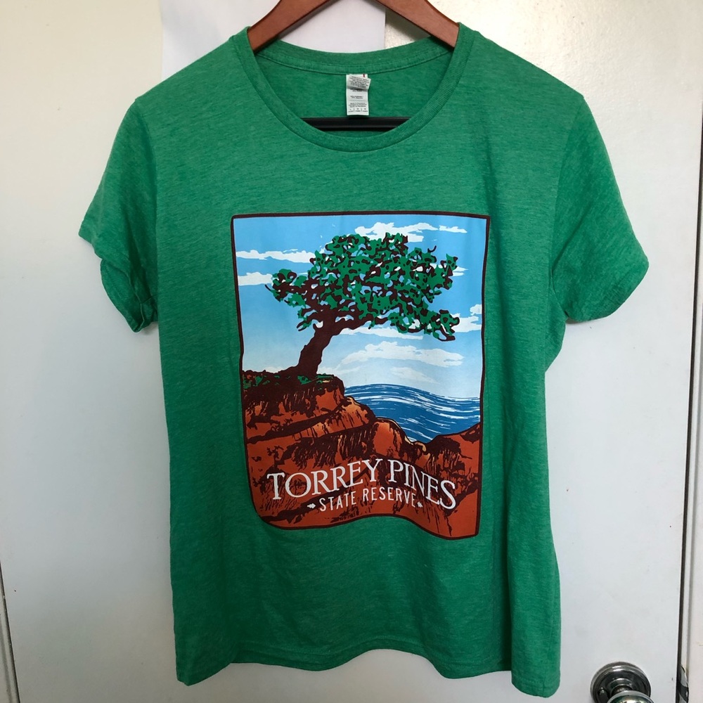 Torrey Pines State Reserve Green T-Shirt